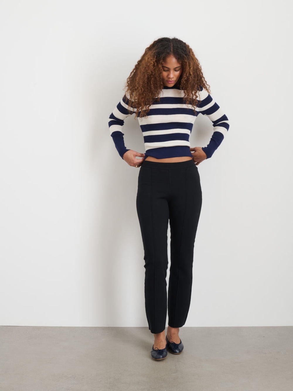 Alex Mill Cropped IYKYK Pant – Black – Size Small